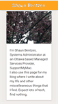 Mobile Screenshot of bentzen.ws