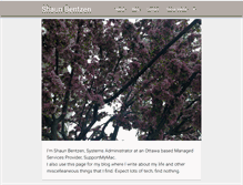 Tablet Screenshot of bentzen.ws